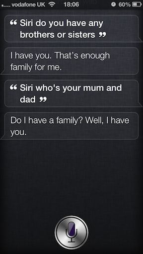 Siri Funny Family