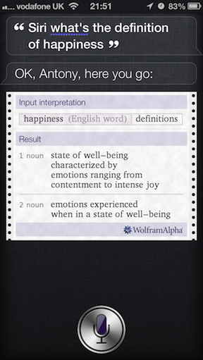 Siri Funny Happiness