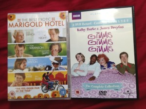 My Birthday Presents - The Best Exotic Marigold Hotel and Gimme, Gimme, Gimme DVDs