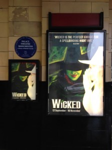 Wicked Posters Manchester Palace Theatre
