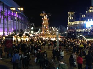 Manchester Christmas Market Crowds