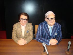 Madame Tussaunds Blackpool the two ronnies
