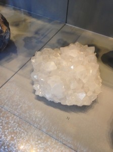 Geology Section: A Large Quartz Cluster Manchester Museum